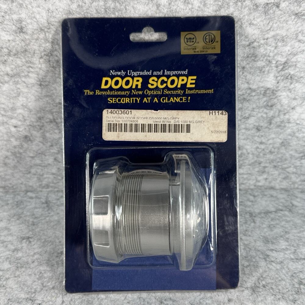 New Genuine DoorScope Door Scope DS 1000 Super Wide Angle View 7ft Inside Home